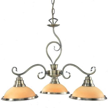 Подвесной светильник коллекция Sassari, 6905-3, бронза/оранжевый Globo (Глобо)