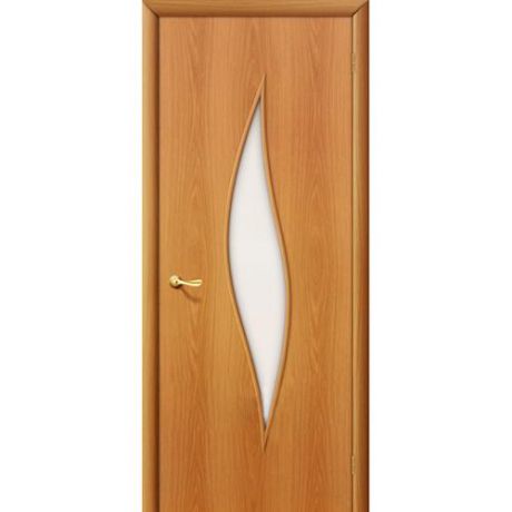 Дверь межкомнатная ламинированная, коллекция 10, 12С, 2000х800х40 мм., остекленная, СТ-Матовое, МиланОрех (Л-12)