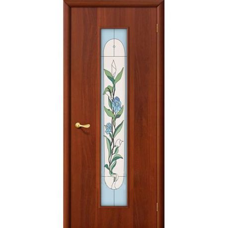 Дверь межкомнатная ламинированная, коллекция 10, 26Х, 2000х900х40 мм., остекленная, СТ-Худ, ИталОрех (Л-11)