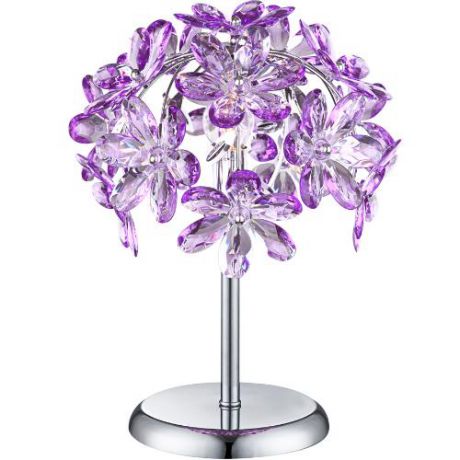 Настольный светильник коллекция Purple, 5142-1T, хром/фиолетовый Globo (Глобо)