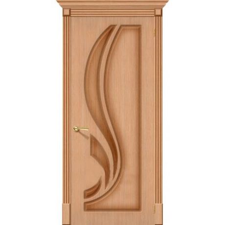 Дверь межкомнатная шпонированная коллекция Стандарт, Лилия, 2000х700х40 мм., глухая, дуб (Ф-01)