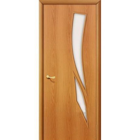 Дверь межкомнатная ламинированная, коллекция 10, 8С, 2000х700х40 мм., остекленная, СТ-Сатинато, МиланОрех (Л-12)