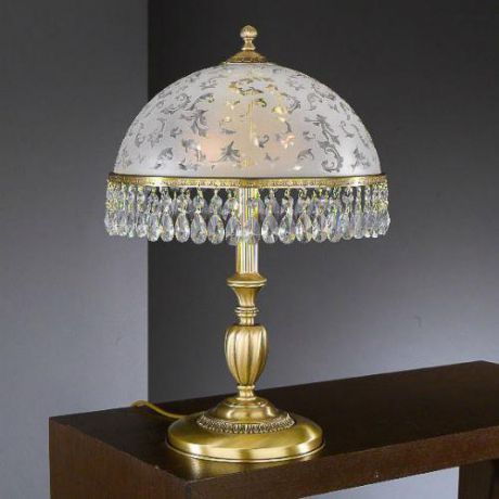 Настольная лампа, P. 6200 G, бронза/белый Reccagni Angelo (Рекани Анжело)