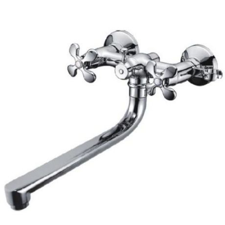 Смеситель для ванны коллекция Azure, G2266, двухвентильный, хром Gappo (Гаппо)