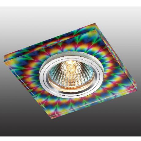 Встраиваемый/точечный светильник коллекция Rainbow, 369912, алюминий/цветной Novotech (Новотех)