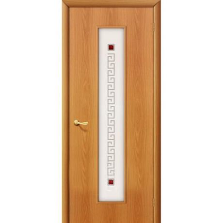Дверь межкомнатная ламинированная, коллекция 10, 21Х, 2000х400х40 мм., остекленная, СТ-Худ, МиланОрех (Л-12)