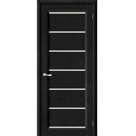 Дверь межкомнатная из массива Классическая, М2, 2000х800х40, остекленная, СТ-Матовое, Венге (Т-08)