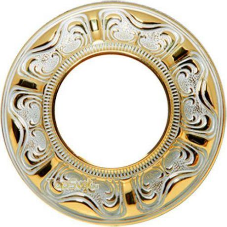 Светильник точечный круглый, коллекция  Siena Lights, FD1006ROP, латунь/золото с белой патиной Fede (Феде)