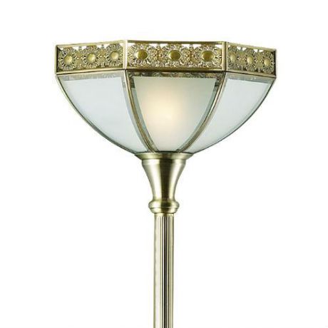 Напольный светильник Торшер коллекция Valso, 2344/1F, бронза/белый Odeon light (Одеон лайт)