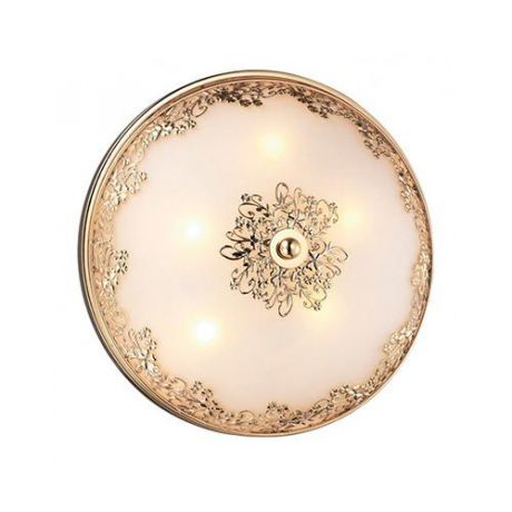 Настенно-потолочный светильник коллекция Alesia, 2676/5C, золото/белый Odeon light (Одеон лайт)