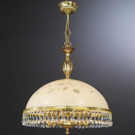 Подвесной светильник, L. 6306/48,  золото/бежевый Reccagni Angelo (Рекани Анжело)