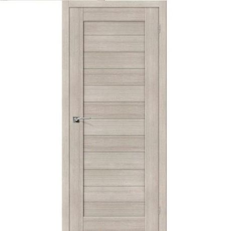Дверь межкомнатная эко шпон коллекция Porta, Порта-21, 2000х800х40 мм., глухая, Cappuccino Veralinga