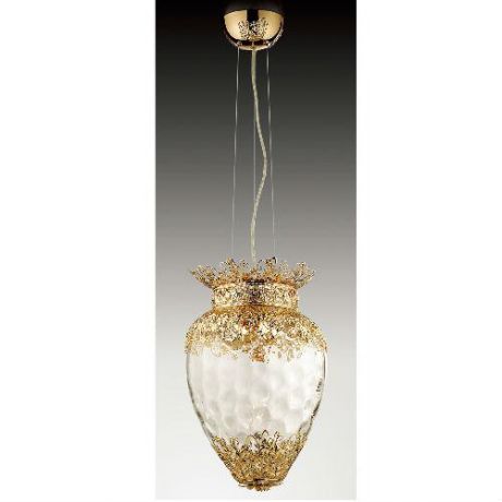 Подвесной светильник коллекция Petra, 2675/4, золото/прозрачный Odeon light (Одеон лайт)