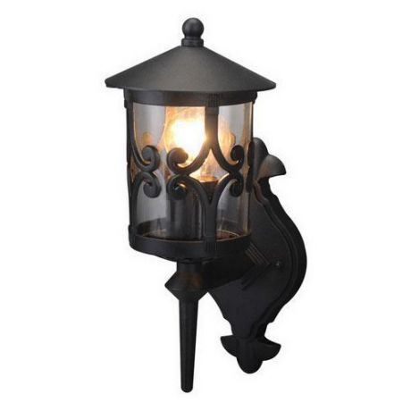 Уличный светильник настенный коллекция Persia, A1451AL-1BK, чёрный/прозрачный Arte Lamp (Арте Ламп)