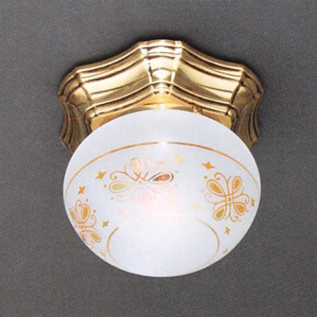Потолочный светильник, PL. 7835/1, золото/белый Reccagni Angelo (Рекани Анжело)