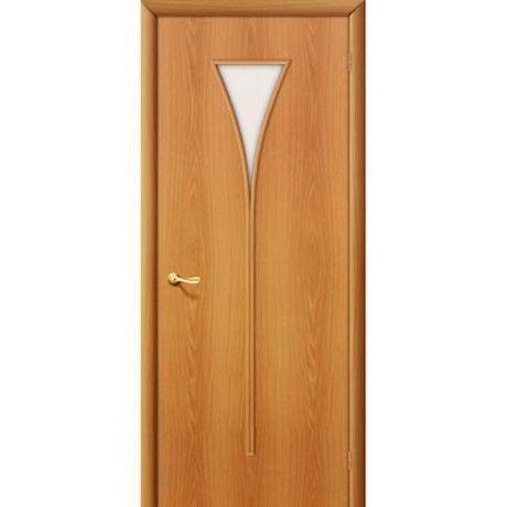 Дверь межкомнатная ламинированная, коллекция 10, 3С , 2000х600х40 мм., остекленная, СТ-Сатинато, МиланОрех (Л-12)