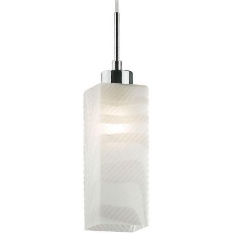Подвесной светильник коллекция Zoro, 2285/1B, хром/белый Odeon light (Одеон лайт)