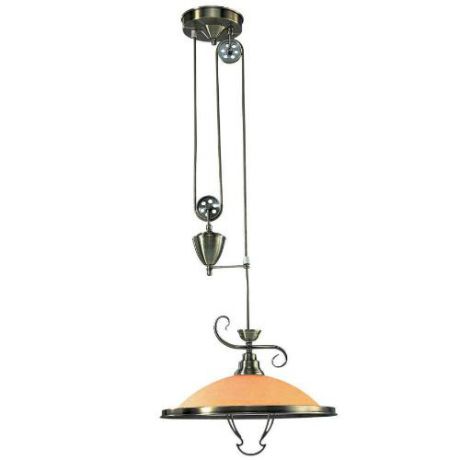Подвесной светильник коллекция Sassari, 69055Z, бронза/оранжевый Globo (Глобо)
