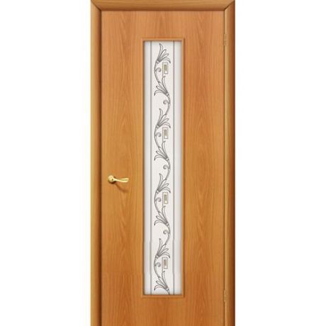 Дверь межкомнатная ламинированная, коллекция 10, 24Х, 2000х700х40 мм., остекленная, СТ-Худ, МиланОрех (Л-12)