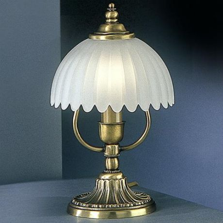 Настольная лампа, P. 2825, бронза/белый Reccagni Angelo (Рекани Анжело)