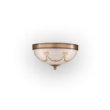 Потолочный светильник, PL. 8010/2, бронза/белый Reccagni Angelo (Рекани Анжело)
