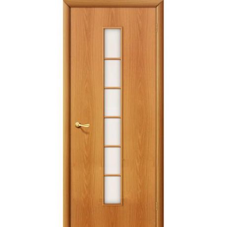Дверь межкомнатная ламинированная, коллекция 10, 2С, 2000х900х40 мм., остекленная, СТ-Сатинато, МиланОрех (Л-12)