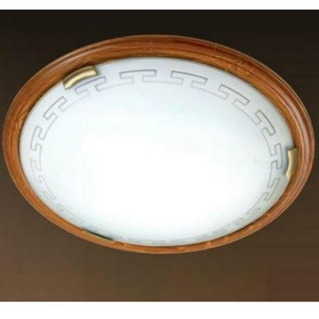 Настенно-потолочный светильник коллекция Greca Wood, 260, коричневый/белый Sonex (Сонекс)