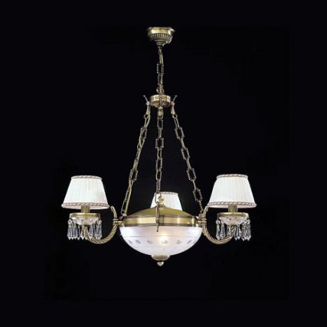 Подвесной светильник, L. 4661/3+2, бронза/белый Reccagni Angelo (Рекани Анжело)