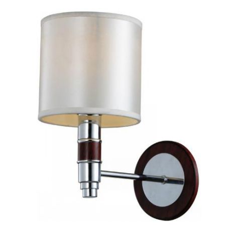 Светильник настенный бра коллекция Circolo, A9519AP-1BR, хром/бежевый Arte Lamp (Арте Ламп)