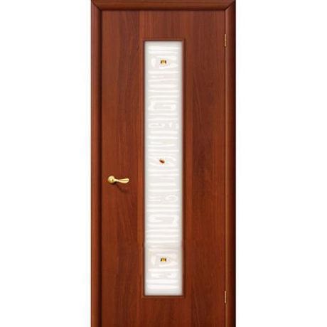 Дверь межкомнатная ламинированная, коллекция 10, 25Х, 1900х550х40 мм., остекленная, СТ-Худ, ИталОрех (Л-11)