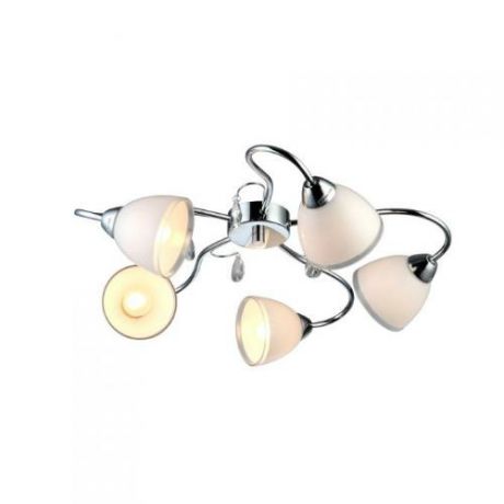 Потолочный светильник коллекция Caprice, A9488PL-5CC, хром/белый Arte Lamp (Арте Ламп)