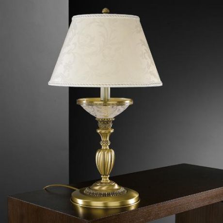 Настольная лампа, P. 6405 G, бронза/белый Reccagni Angelo (Рекани Анжело)