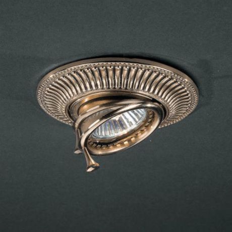 Встраиваемый/точечный светильник (спот) коллекция Spot 1082 Bronzo, бронза Reccagni Angelo (Рекани Анжело)