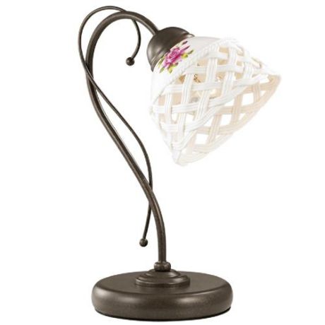 Настольная лампа коллекция Vela, 2560/1T, коричневый/белый Odeon light (Одеон лайт)
