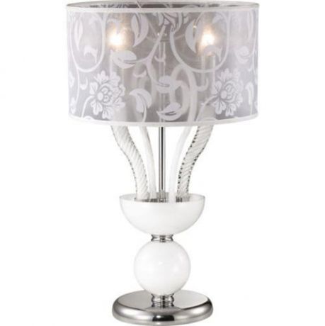 Настольная лампа коллекция Danli, 2536/2T, хром/белый Odeon light (Одеон лайт)