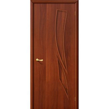 Дверь межкомнатная ламинированная, коллекция 10, 8Г, 1900х600х40 мм., глухая, ИталОрех (Л-11)