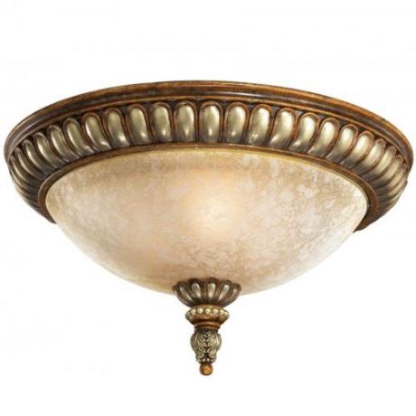 Потолочный светильник коллекция Ruffin, 2455/3C, коричневый/бежевый Odeon light (Одеон лайт)