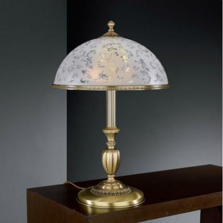 Настольная лампа, P. 6202 G, бронза/белый Reccagni Angelo (Рекани Анжело)