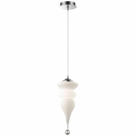 Подвесной светильник коллекция Eridan, 2509/1, хром/белый Odeon light (Одеон лайт)