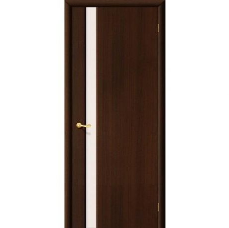 Дверь межкомнатная ПВХ коллекция Start, Милано Порто-1, 2000х800х40 мм., остекленная, СТ-Сатинато, Венге (П-13)