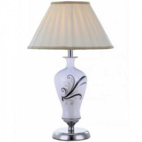 Настольная лампа коллекция Luxury, A2298LT-1CC, хром/белый Arte Lamp (Арте Ламп)