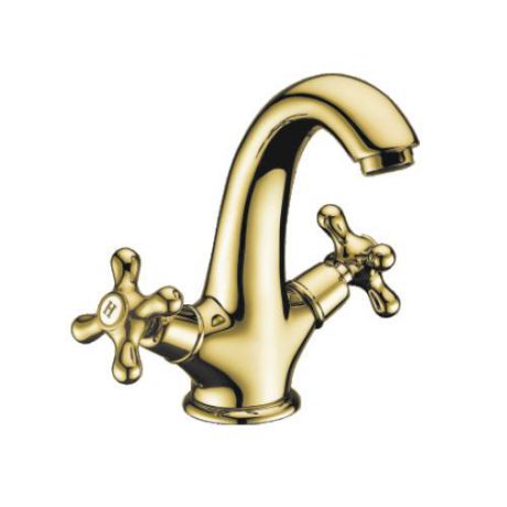 Смеситель для умывальника коллекция Sofia, G1063-6, двухвентильный, золото Gappo (Гаппо)