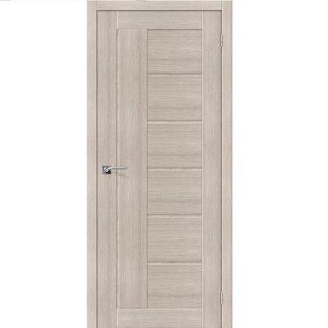 Дверь межкомнатная эко шпон коллекция Legno, M6, 2000х700х40 мм., глухая, Cappuccino Melinga