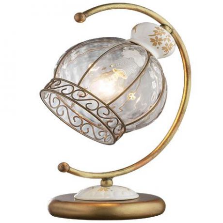 Haстольная лампа коллекция Asula, 2278/1T, коричневый/прозрачный Odeon light (Одеон лайт)