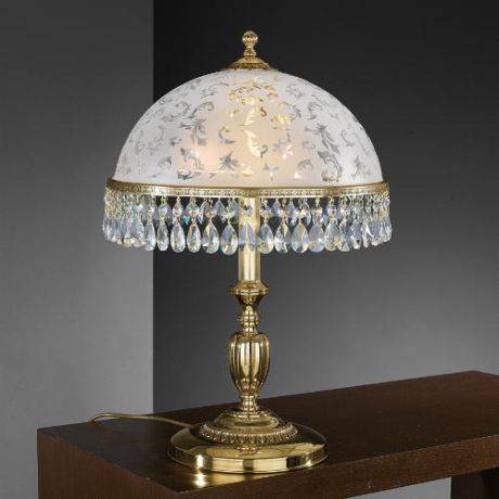 Настольная лампа, P. 6300 G, золото/белый Reccagni Angelo (Рекани Анжело)