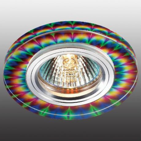 Встраиваемый/точечный светильник коллекция Rainbow, 369911, алюминий/цветной Novotech (Новотех)