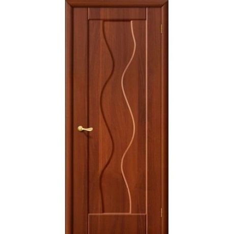 Дверь межкомнатная ПВХ коллекция Start, Вираж Плюс, 1900х600х40 мм., глухая, ИталОрех (П-11)