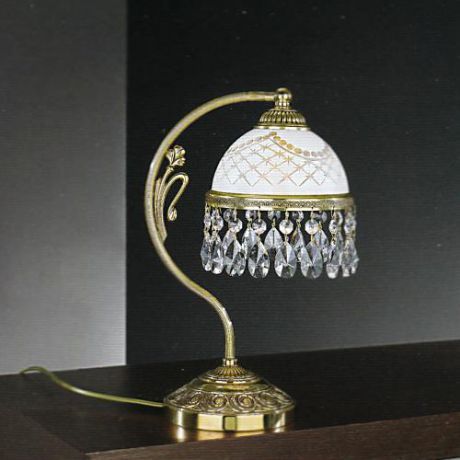 Настольная лампа, P. 7000 P, бронза/белый Reccagni Angelo (Рекани Анжело)