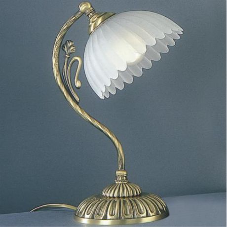 Настольная лампа, P. 1825, бронза/белый Reccagni Angelo (Рекани Анжело)