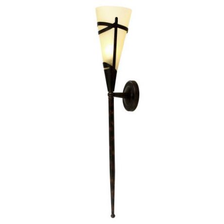 Настенный светильник бра коллекция Rustica II, 4413-1W, коричневый/желтый Globo (Глобо)